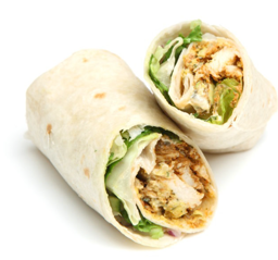 Chicken Tikka Nan Wrap